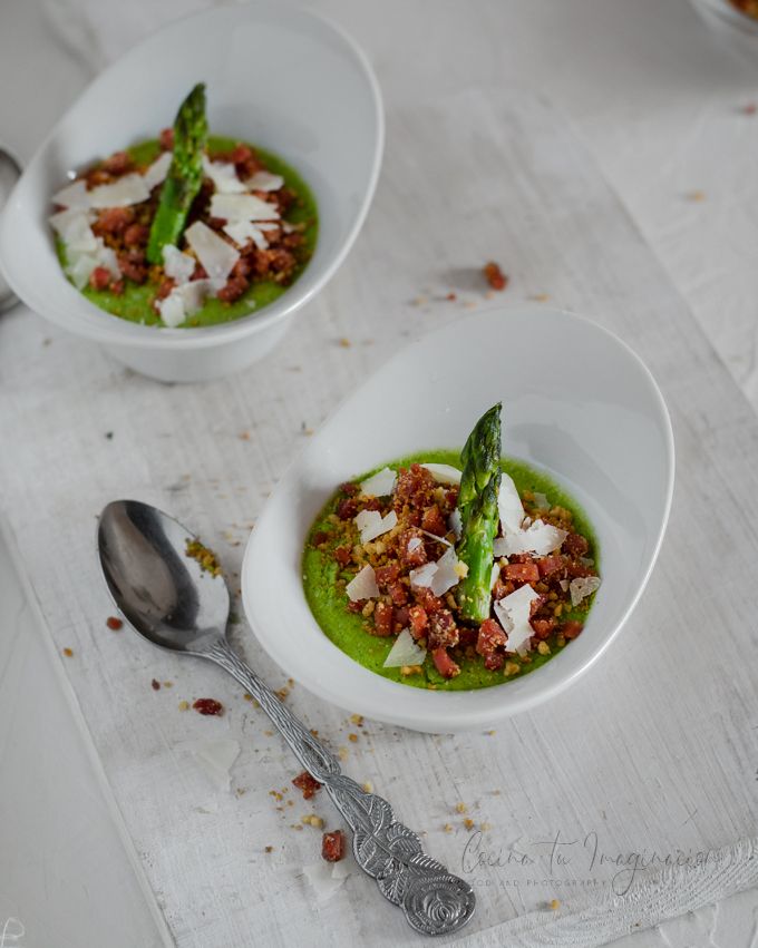 mousse de espárragos