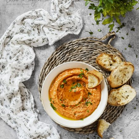 hummus de pimiento